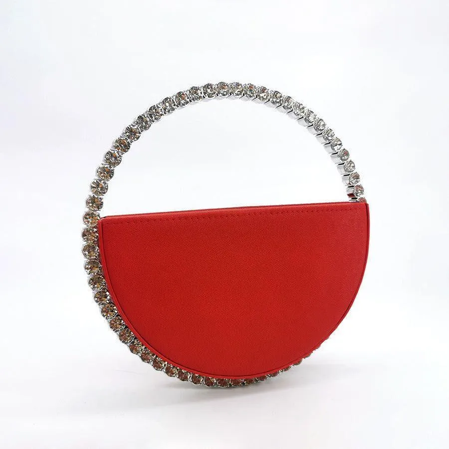 Fever Ring Rhinestone Clutch