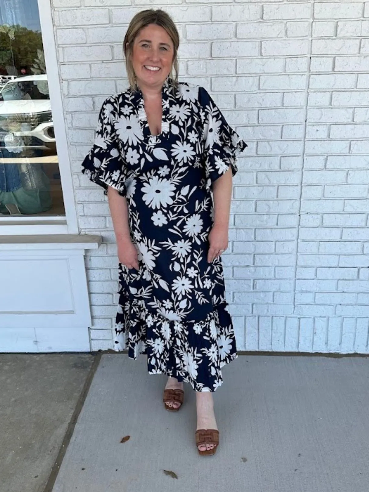 Fitz & Willa Soleil Maxi Mod Floral