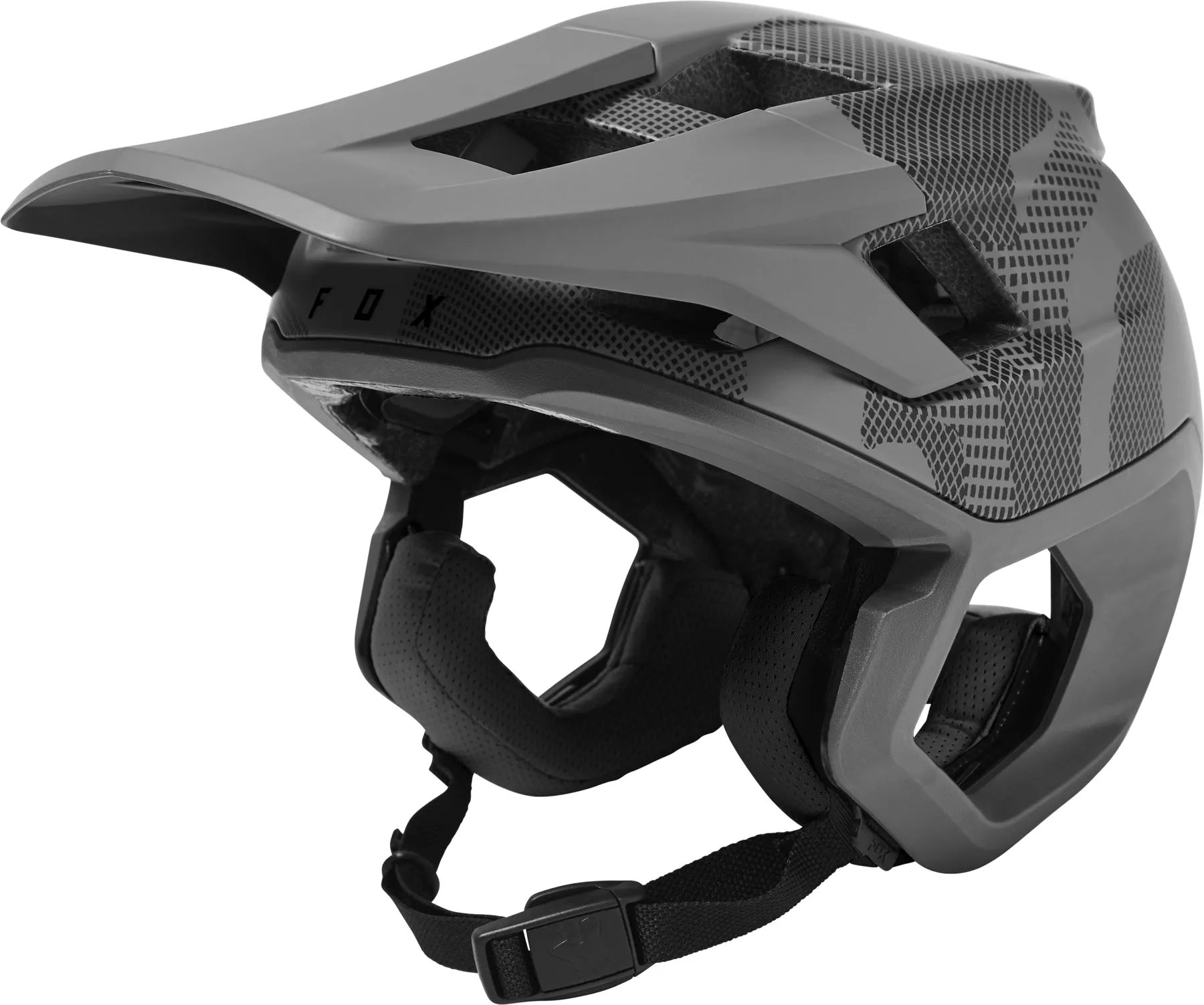 Fox Dropframe Pro Helmet Grey Camo