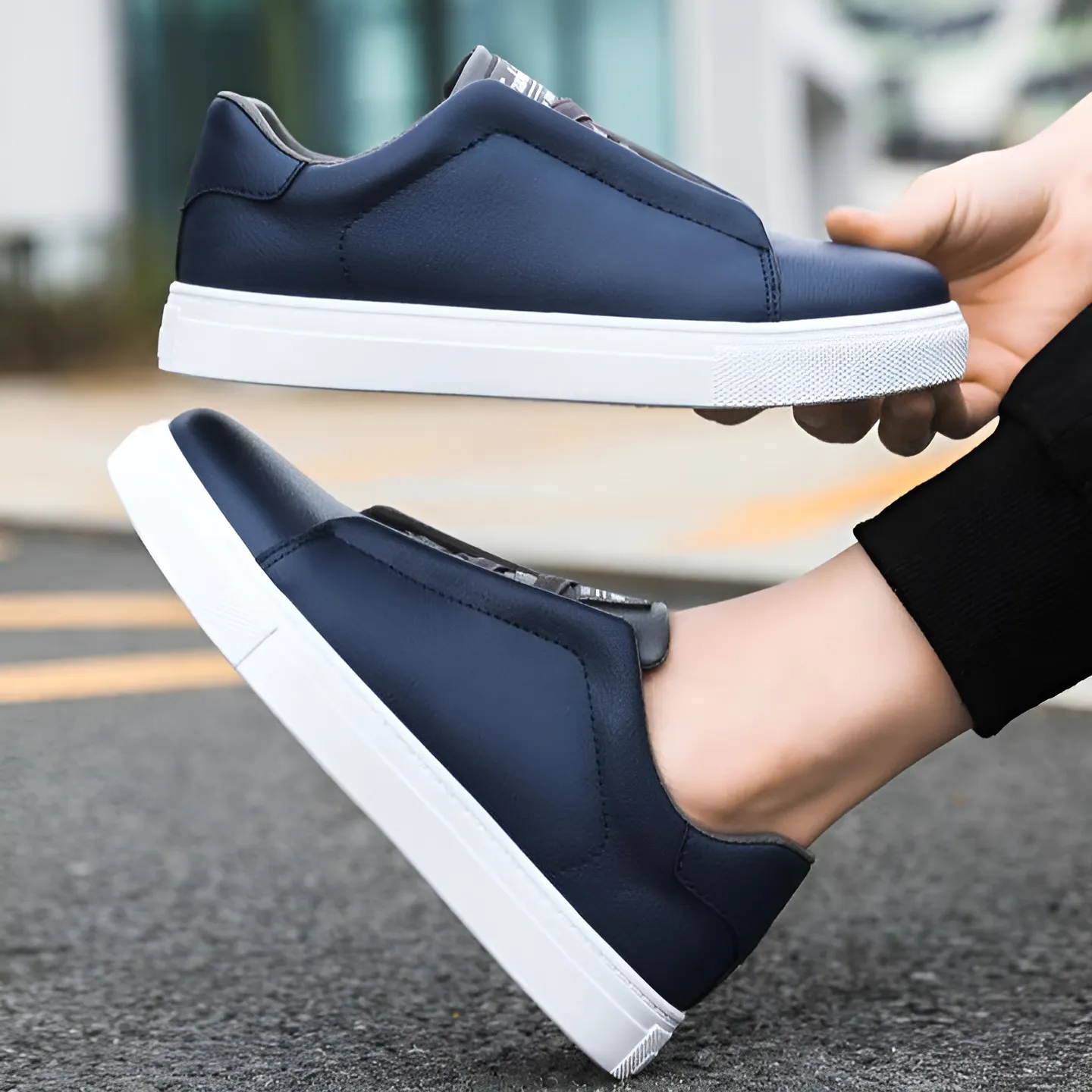 Franz | Timeless Classic Vegan Leather Sneakers