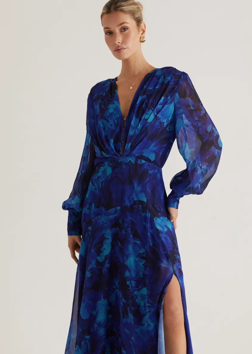 Frida Maxi Dress - Azure Splash