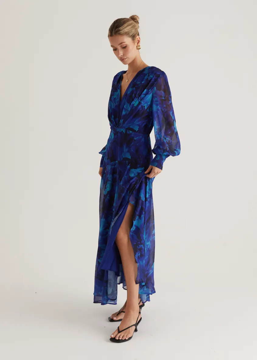 Frida Maxi Dress - Azure Splash