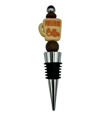 Fueled By Coffee Wine Stopper