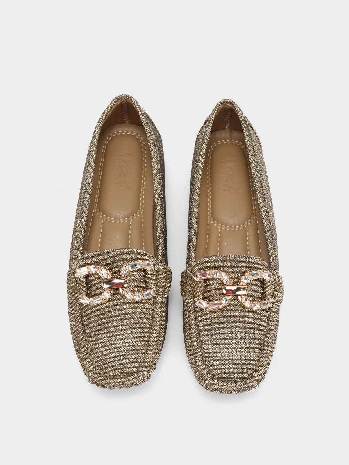 Girls "COSETTE" Buckled Adorn Moccasins