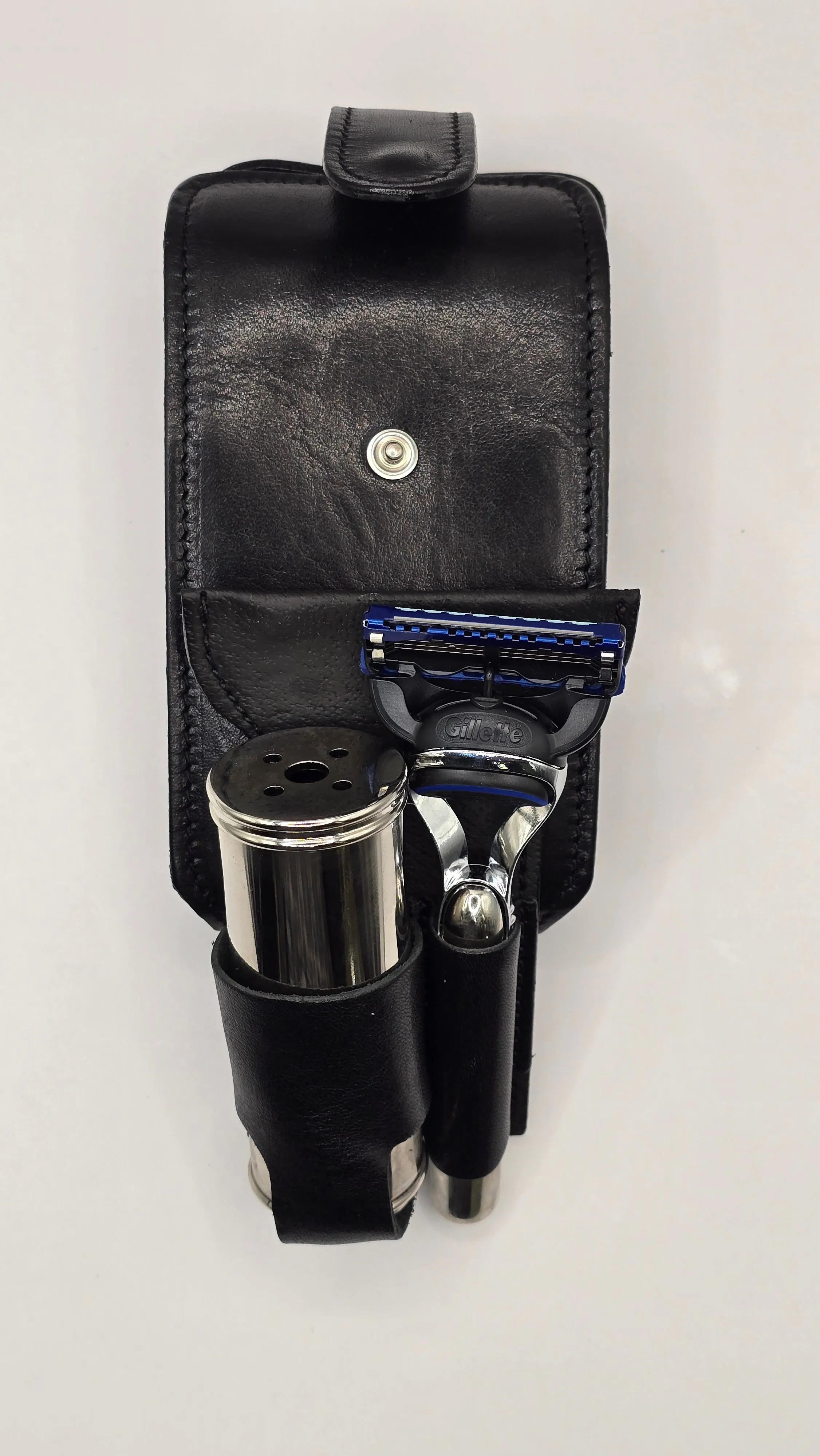 Il Ceppo Fusion Travel 2pc Shave Set Black