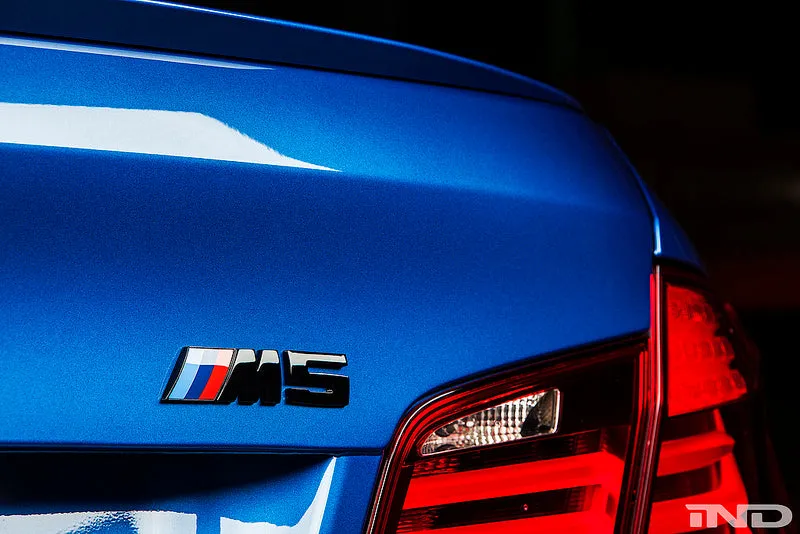 IND F10 M5 Painted Trunk Emblem