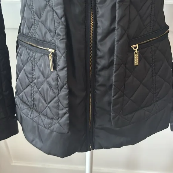 Ivanka Trump Black Quilted Women's Jacket size XS in great condition