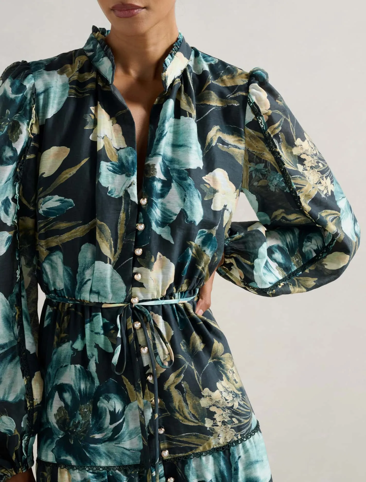 Jessie Petite Button Down Midi Dress