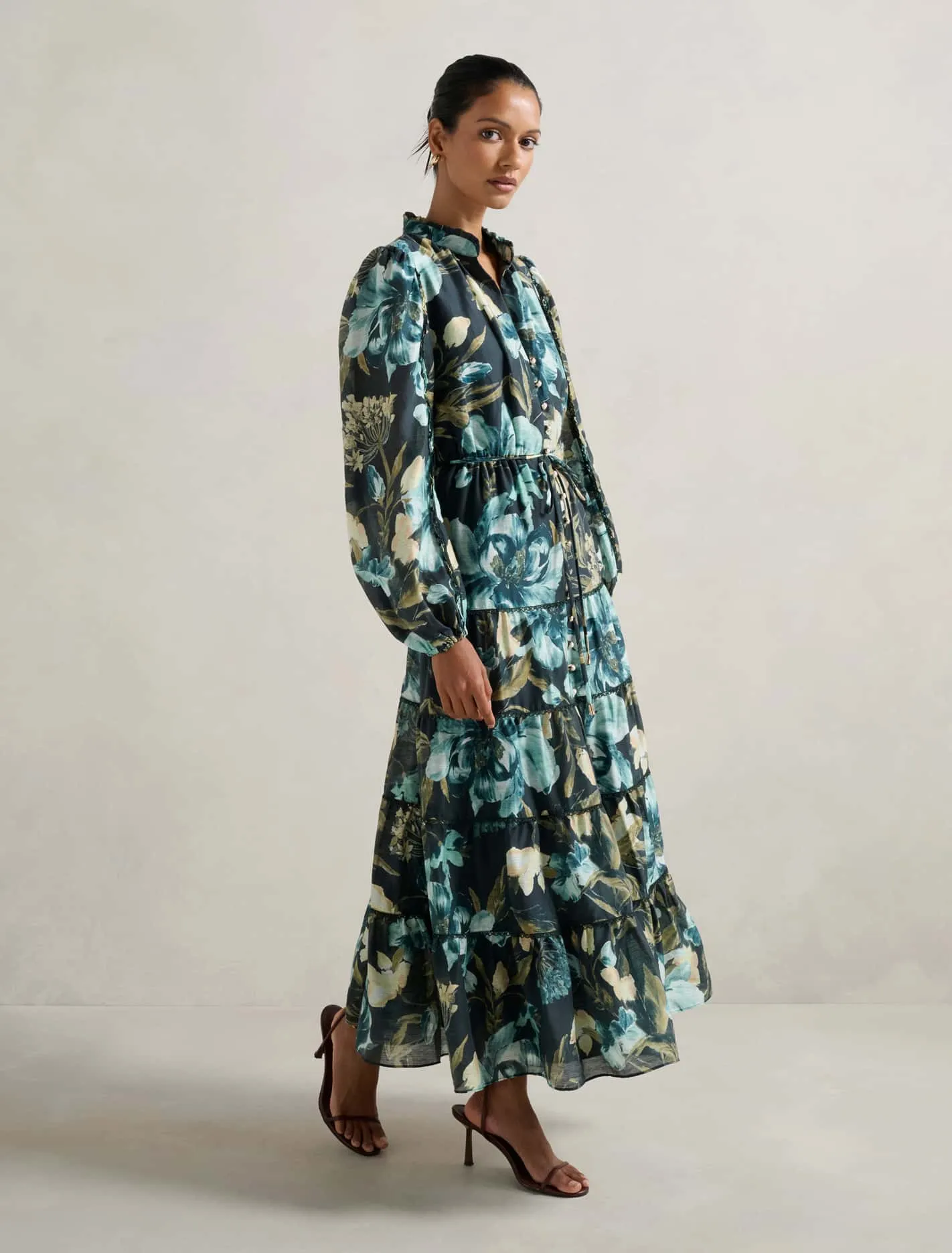 Jessie Petite Button Down Midi Dress