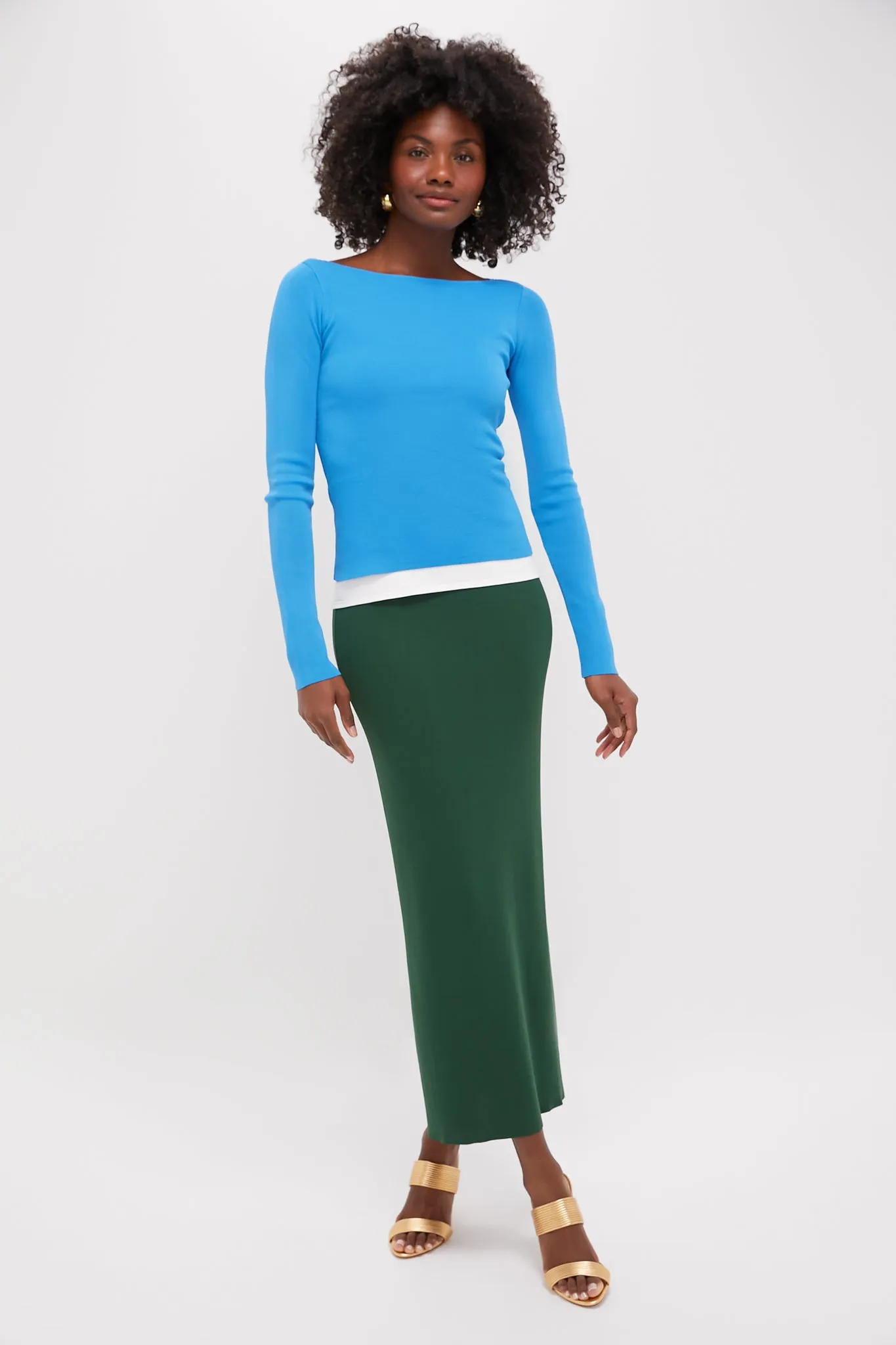Jungle Sky and Ivory Carilo Dress