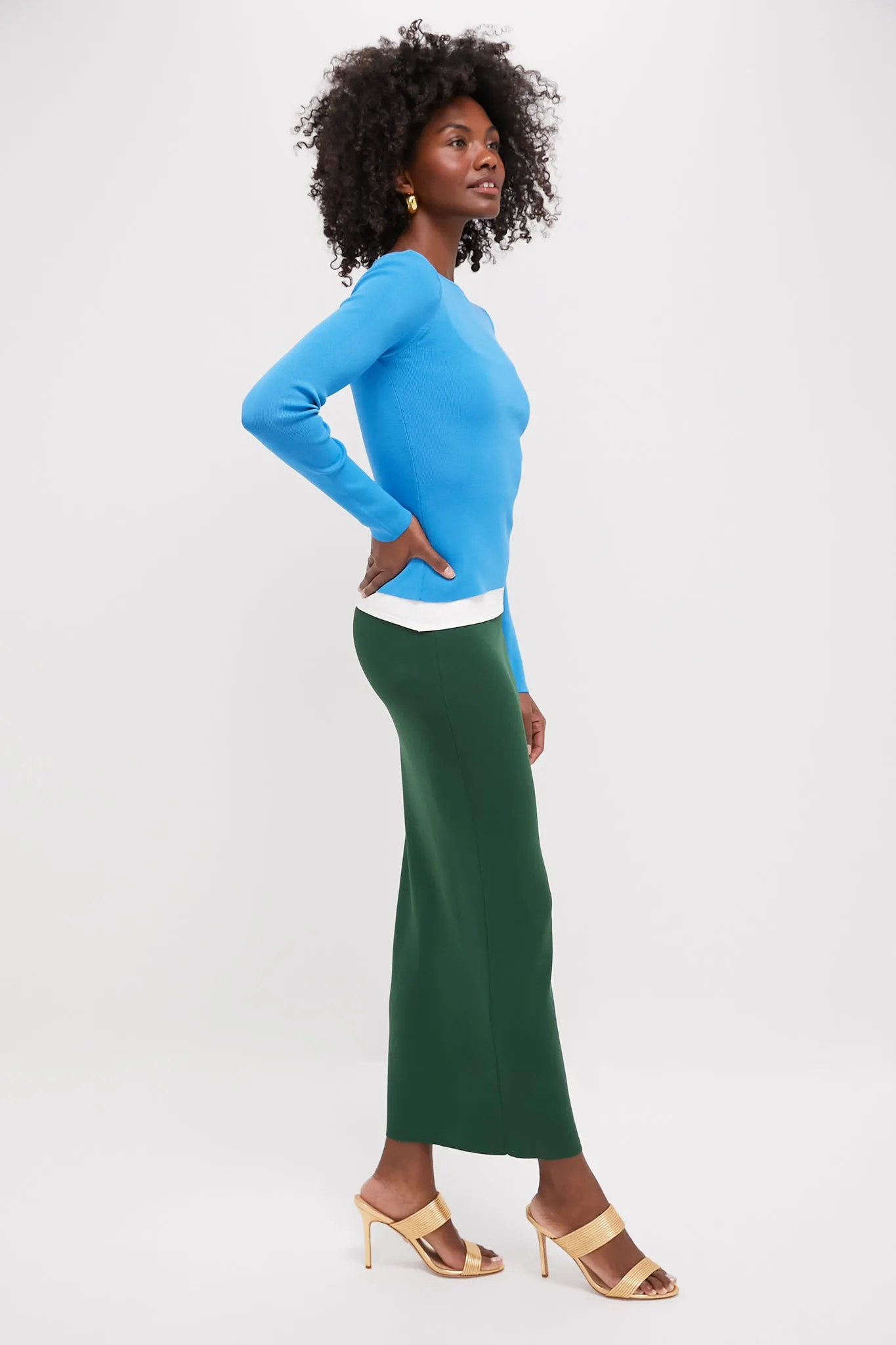 Jungle Sky and Ivory Carilo Dress