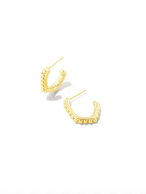 Kendra Scott - Lonnie Gold Beaded Huggie Earrings