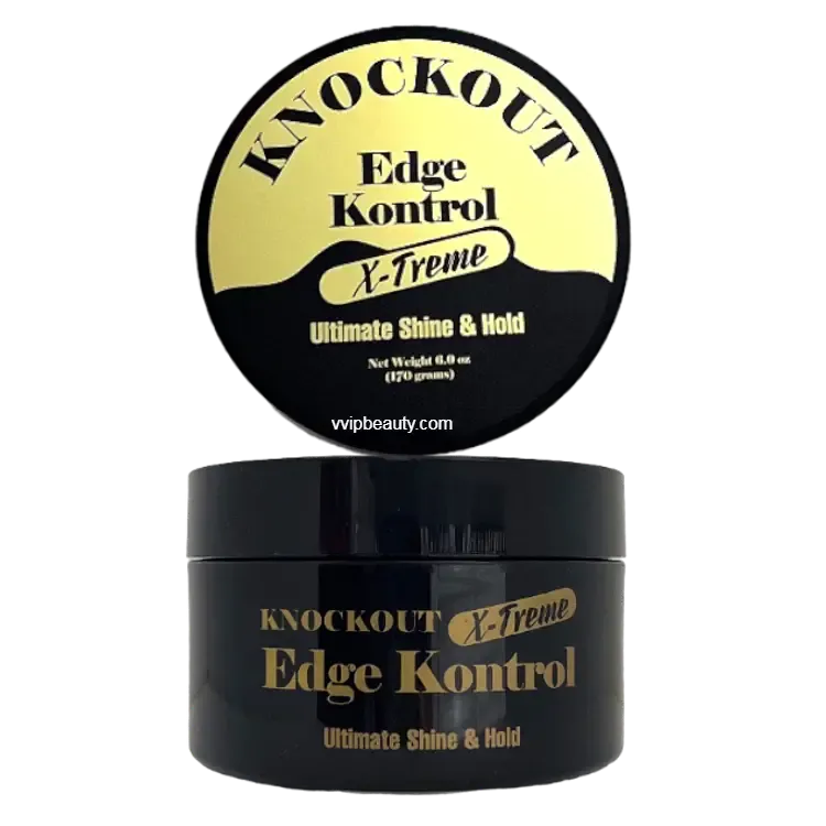 Knockout Edge Kontrol Strong Hold Edge Control Booster Water Base Pomade 6 oz
