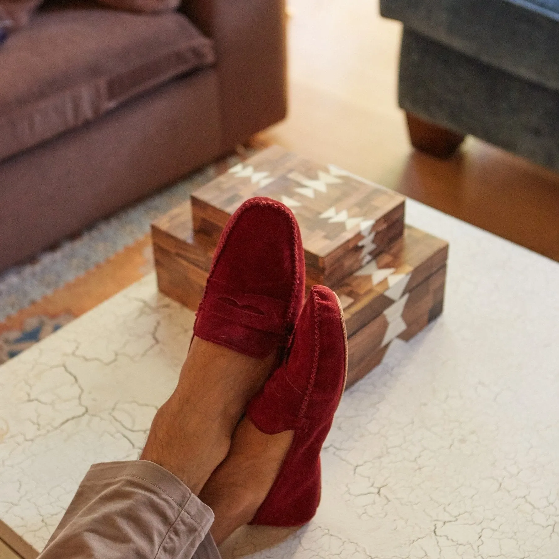 La Portegna Rodrigo Ante Bordeaix Burgundy Slipper