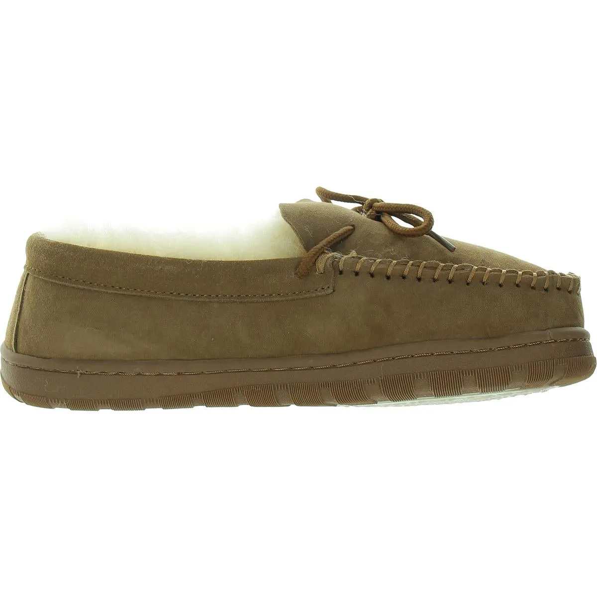 Lamo Mens Doubleface Comfort Insole Suede Moccasin Slippers