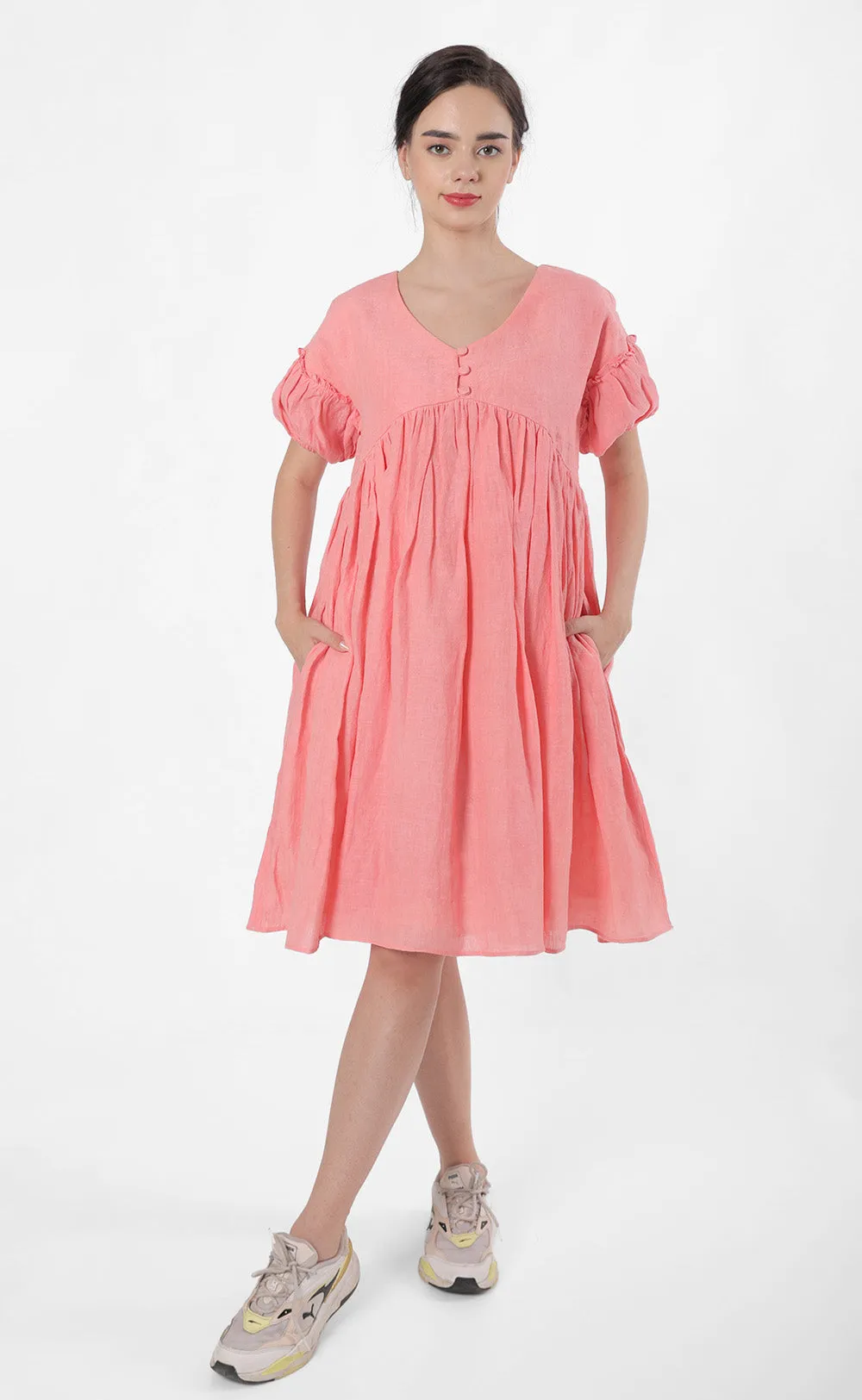 Lovely Flowy Linen Dress