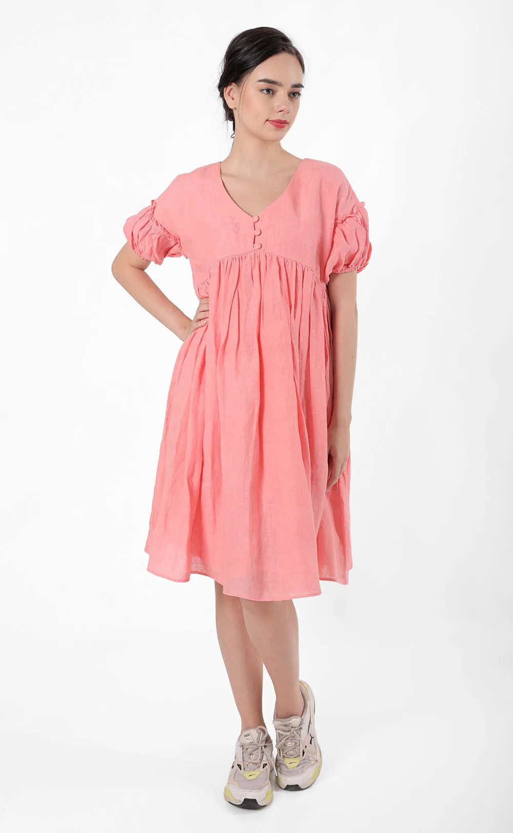 Lovely Flowy Linen Dress