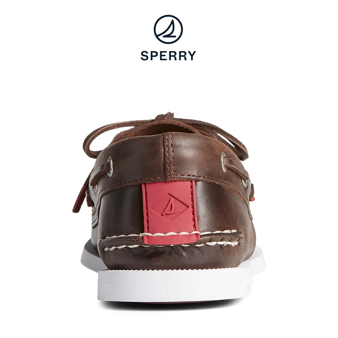 Men's Authentic Original Pullup Boat Shoe - Brown (STS24246)