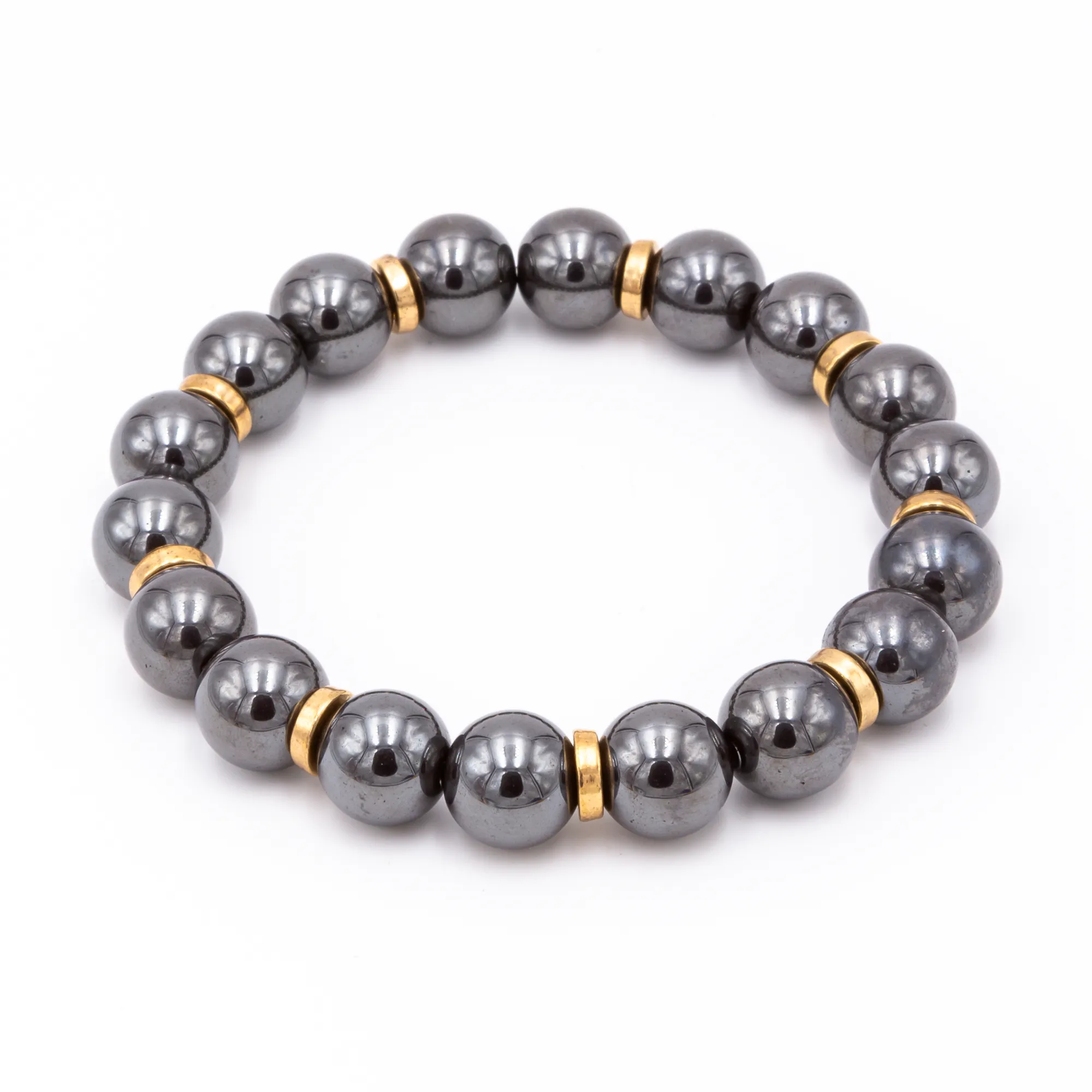 Men's Hematite Elevated Bracelet