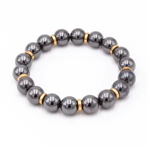 Men's Hematite Elevated Bracelet