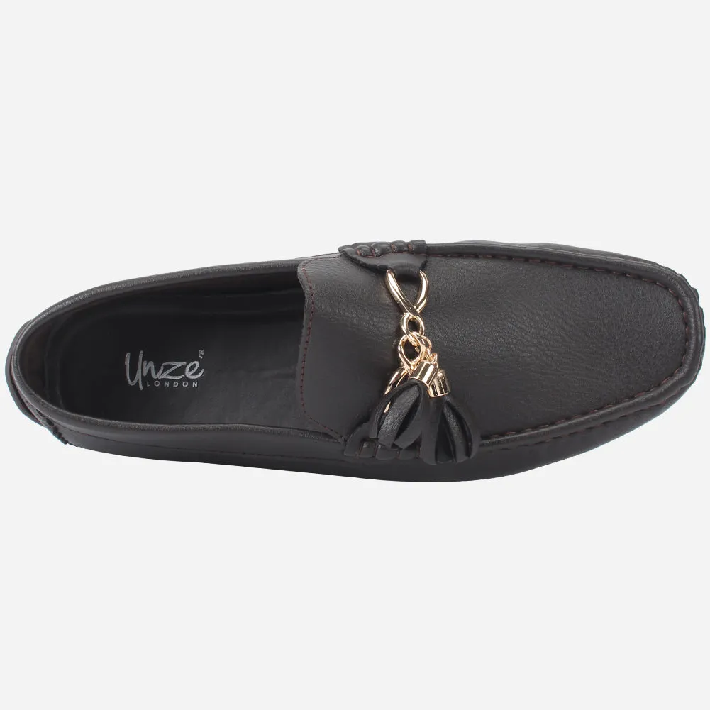 Mens "MURPHY" Comfortable Slip-Ons Moccasins