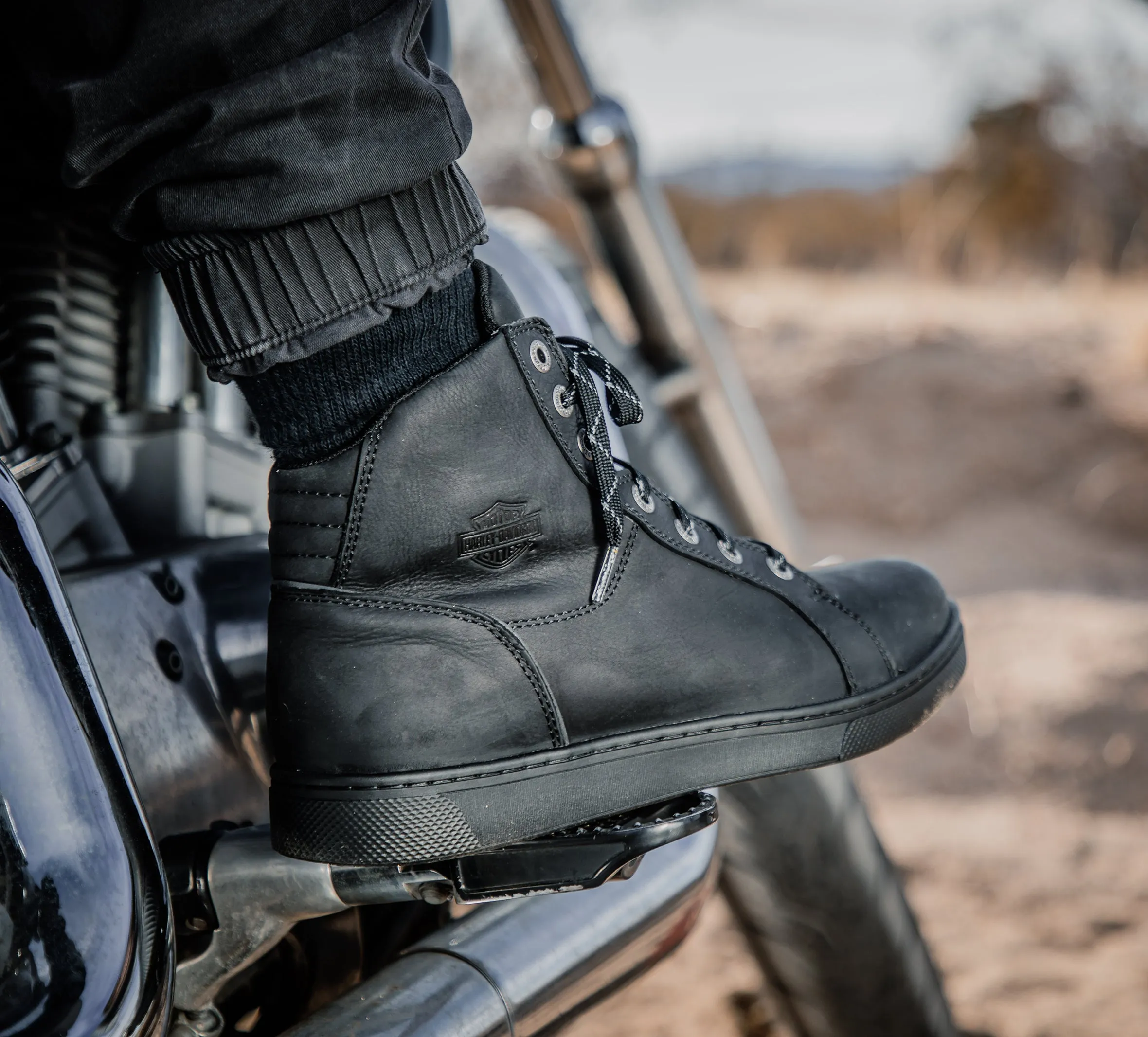 Men's Watkins Riding Sneaker - Black