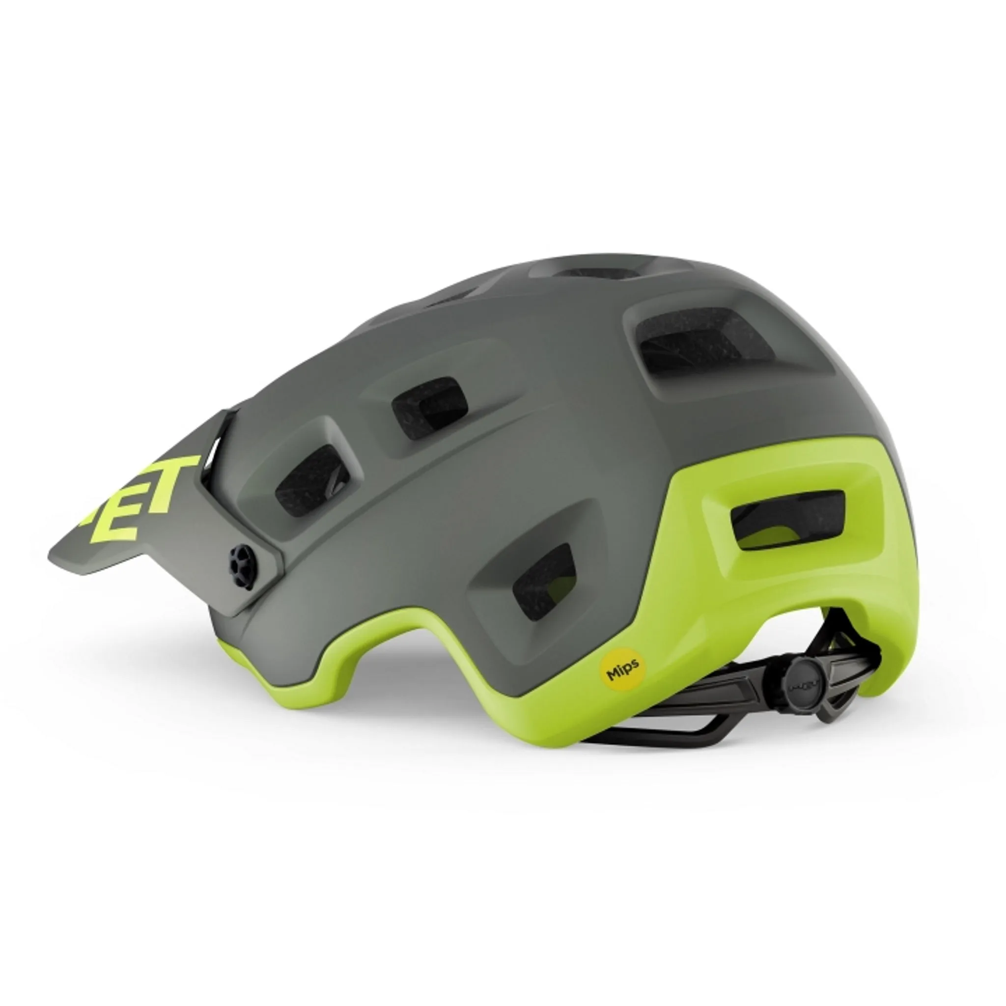 Met Terranova MIPS Trail/E-Bike Helmet Grey/Lime