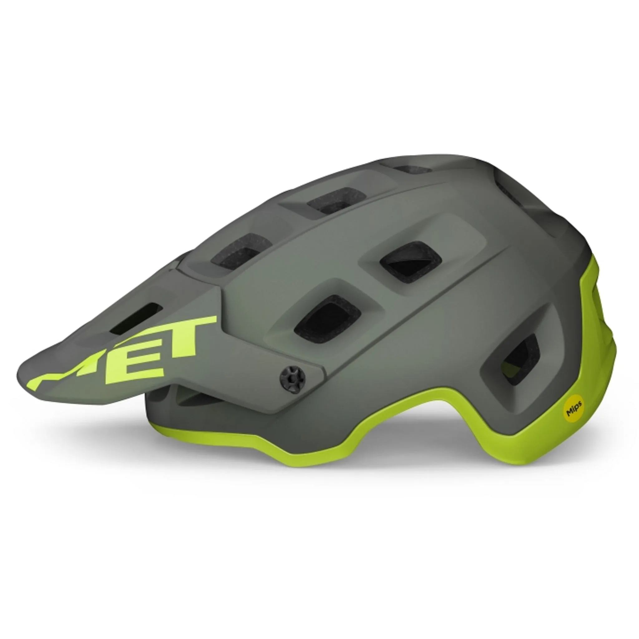 Met Terranova MIPS Trail/E-Bike Helmet Grey/Lime