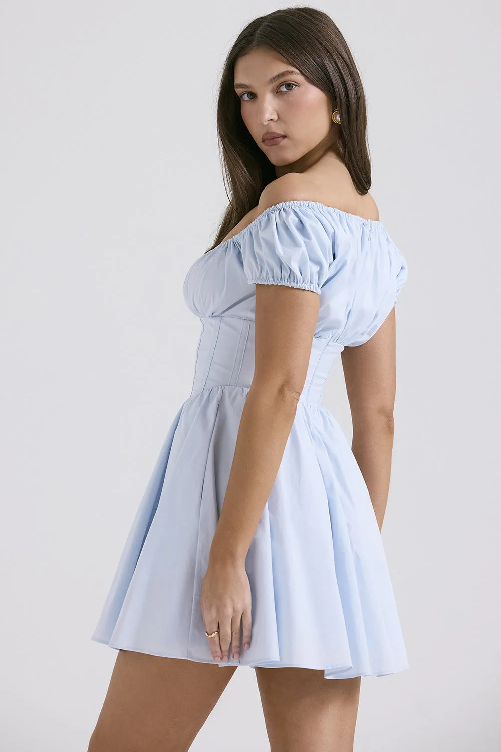 Mini Dress – Ruched Bodice – Feminine Day-to-Night Style