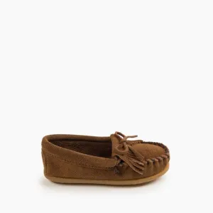 Minnetonka Children’s Kilty Hardsole Dusty Brown