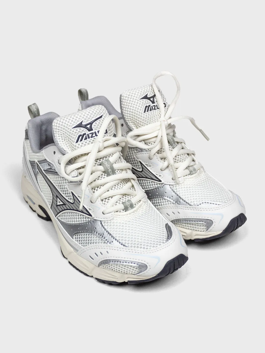 Mizuno MXR Sport Sneakers | White/Harbor Mist
