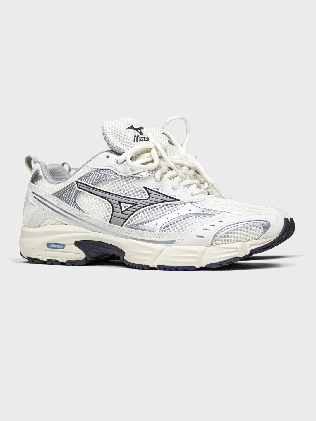 Mizuno MXR Sport Sneakers | White/Harbor Mist