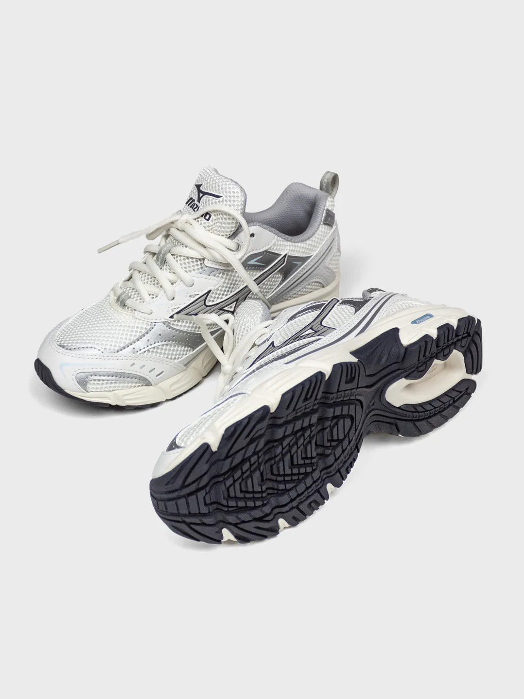 Mizuno MXR Sport Sneakers | White/Harbor Mist