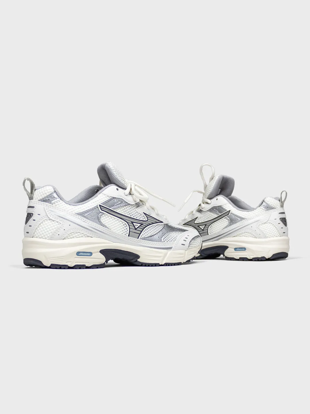 Mizuno MXR Sport Sneakers | White/Harbor Mist