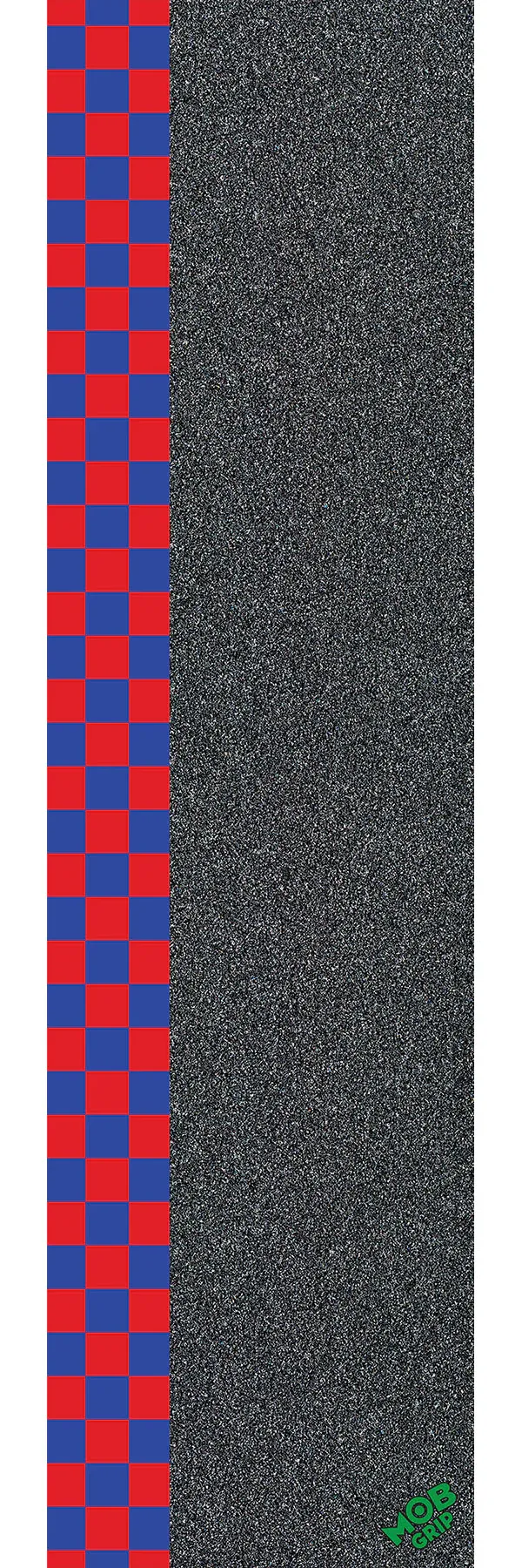 Mob Grip Tape 9in x 33in Checker Strip Blue/Red Sheet