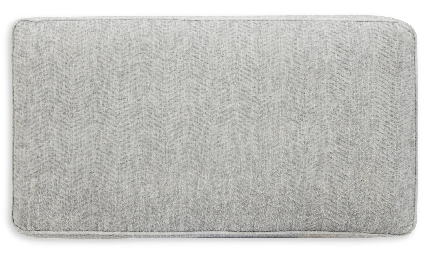 Modern Heritage Mercado Light Gray Fabric Ottoman