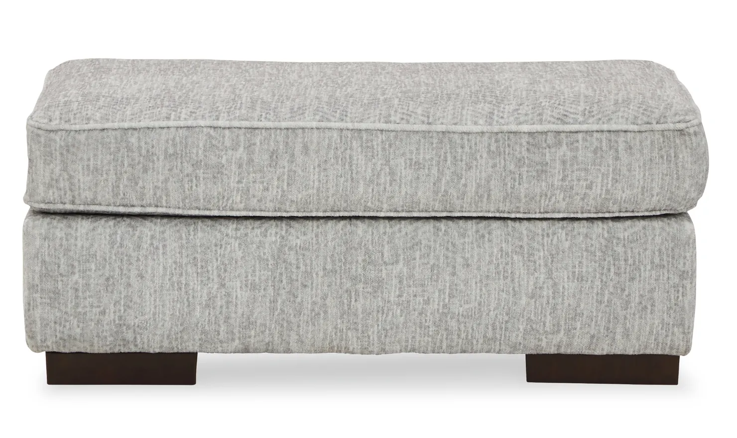 Modern Heritage Mercado Light Gray Fabric Ottoman
