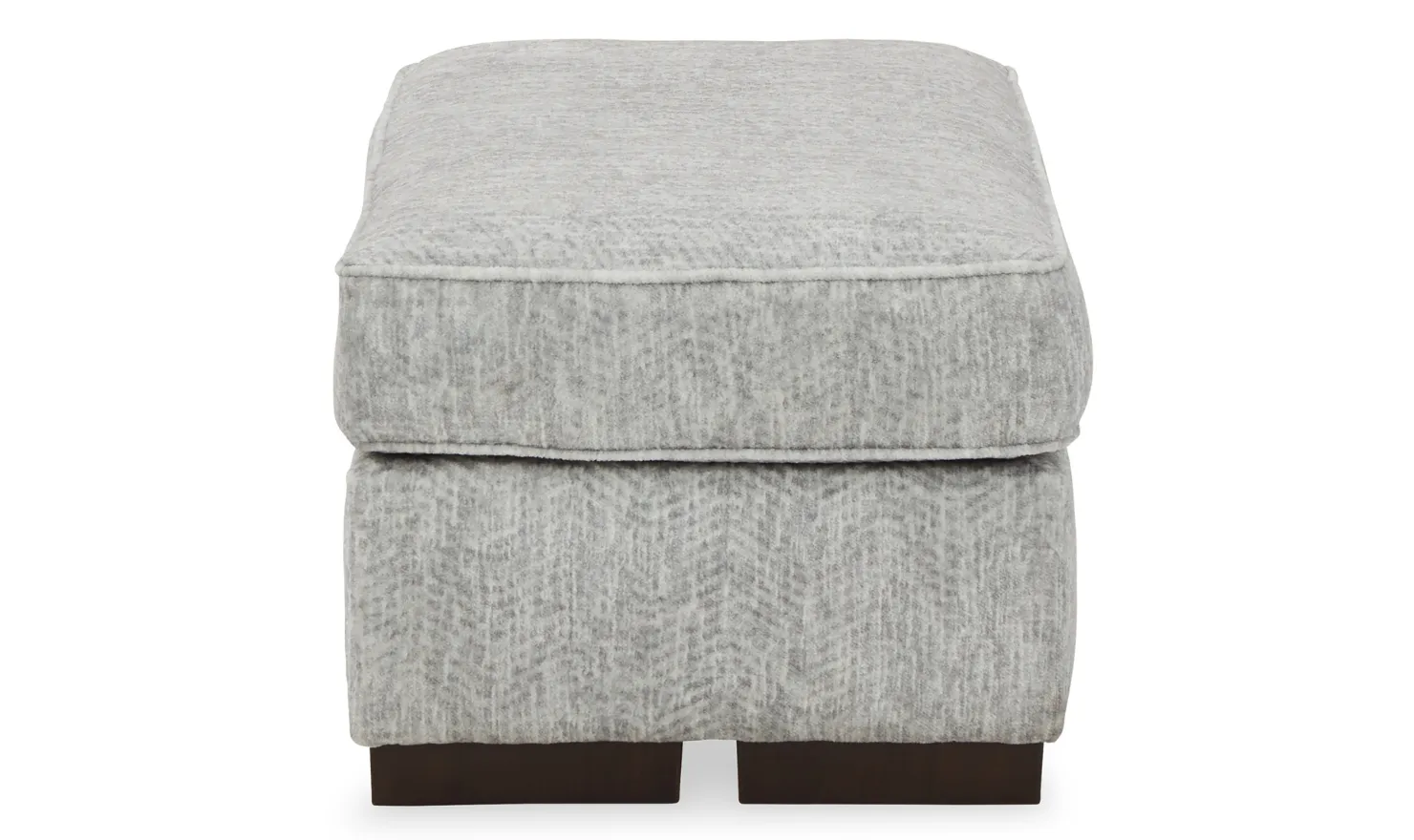 Modern Heritage Mercado Light Gray Fabric Ottoman