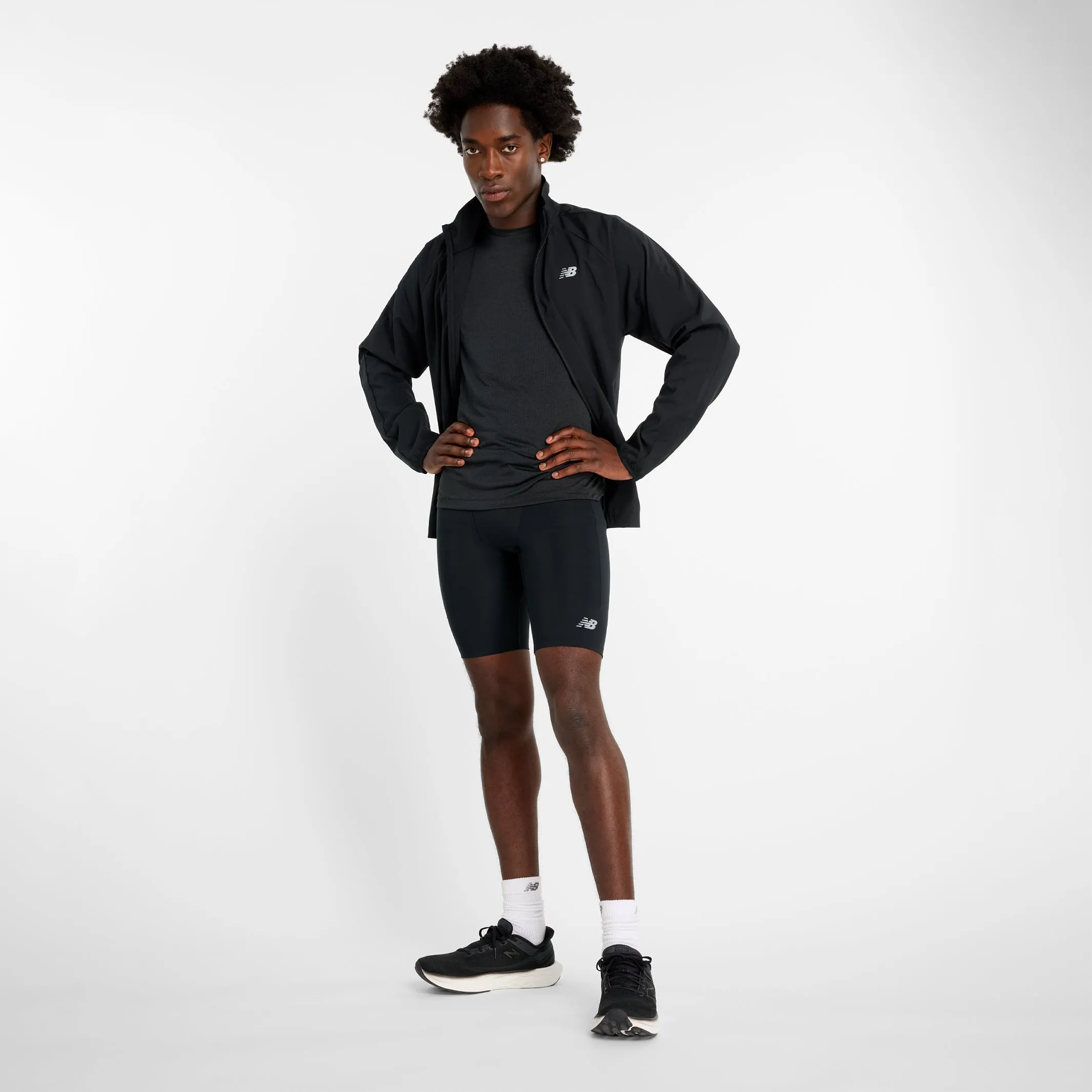 New Balance - NB Sleek Pocket Half Tight 9 - Homme