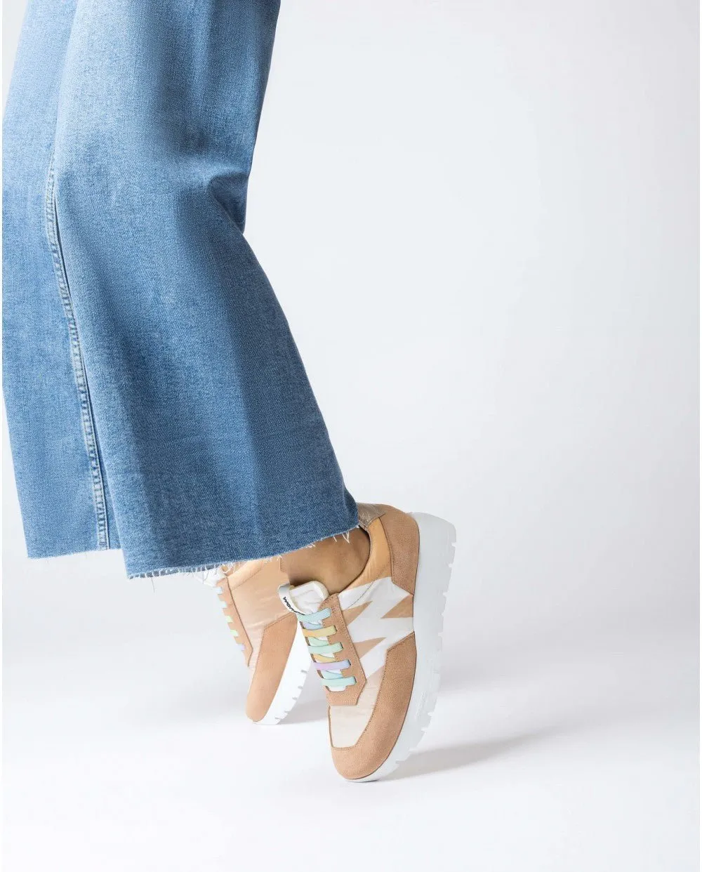 'Odisei' women's sneaker - Beige