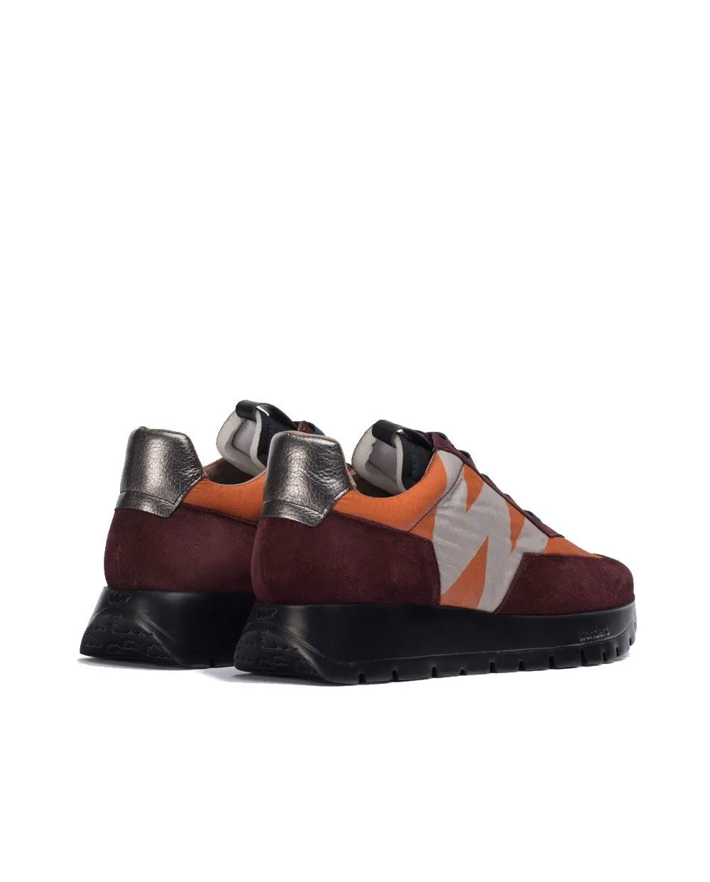'Odisei' women's sneaker - Red mix