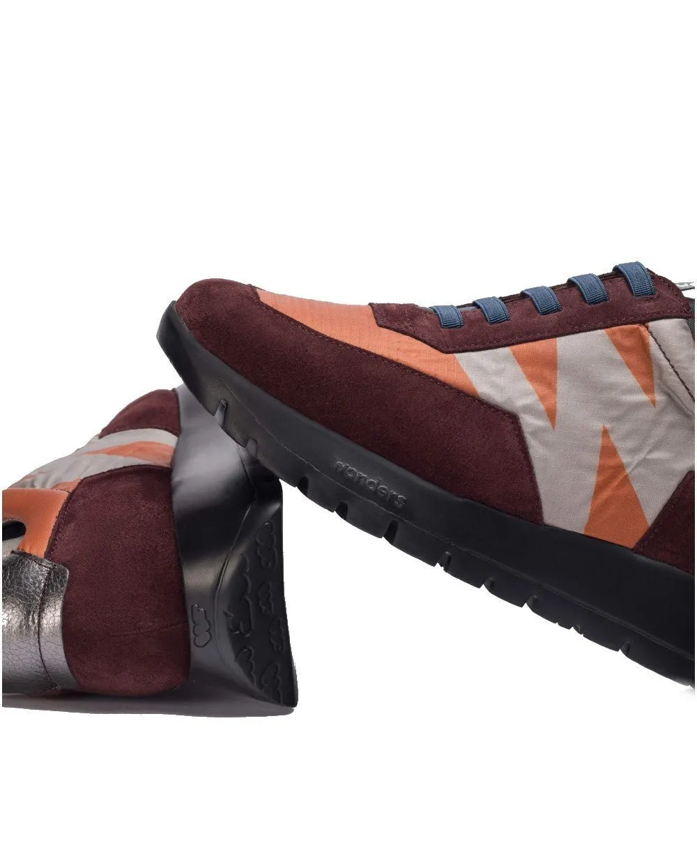 'Odisei' women's sneaker - Red mix