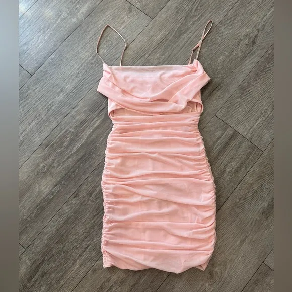 OH POLLY embellished strap Elegant Pink Women's dress 🤍