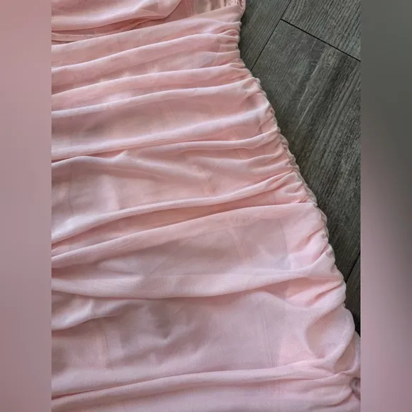 OH POLLY embellished strap Elegant Pink Women's dress 🤍