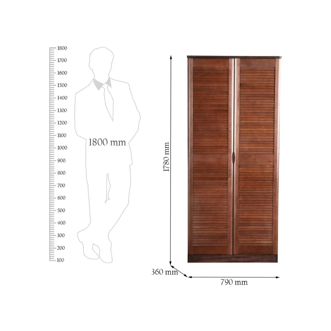 Pamela Engineered Wood Shoe Rack in Oak Colour