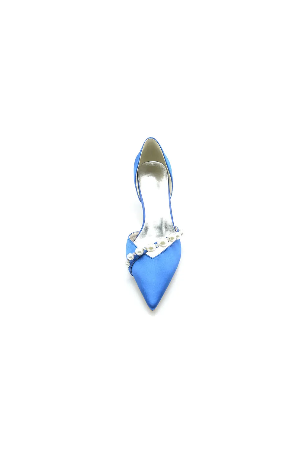 Pearl Pointed Toe Stiletto Heels