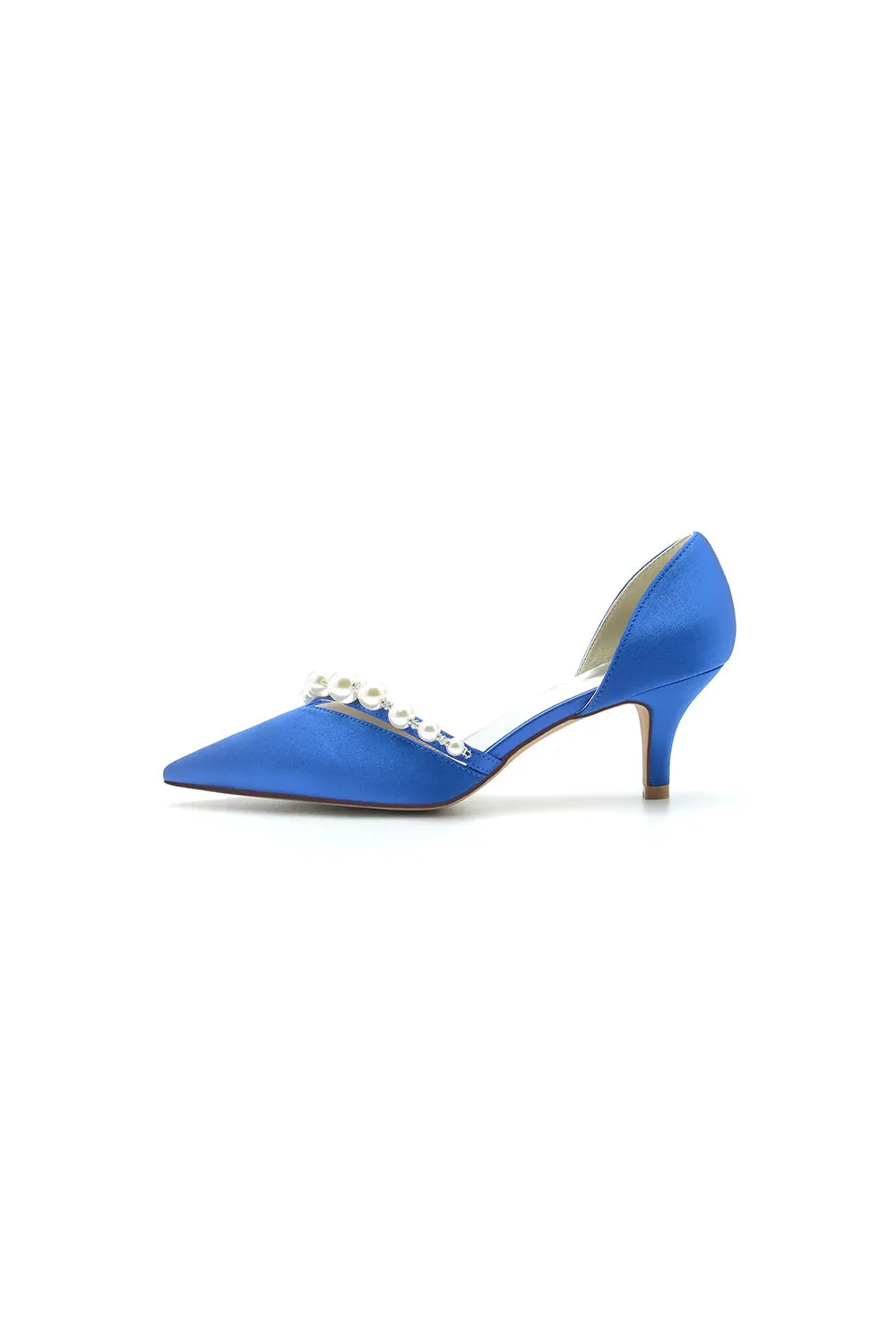 Pearl Pointed Toe Stiletto Heels