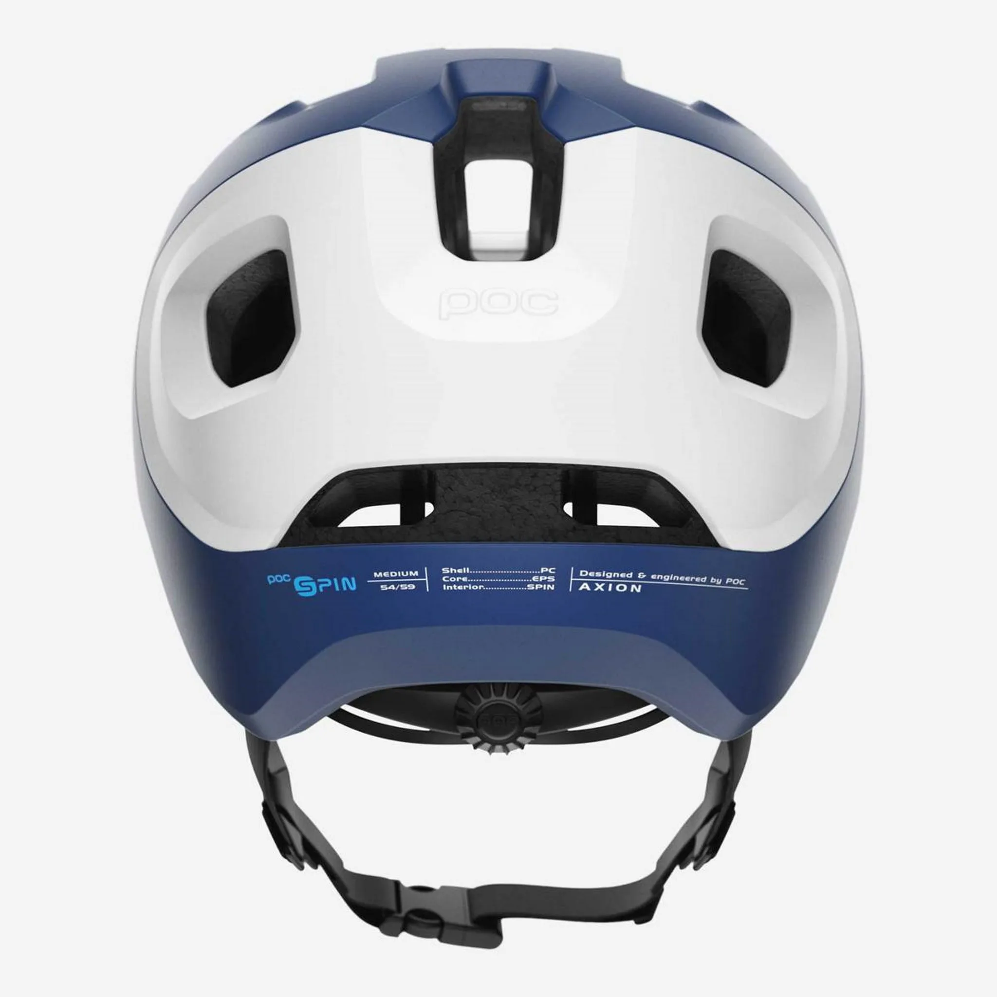 POC Axion Spin Helmet Matt Lead Blue