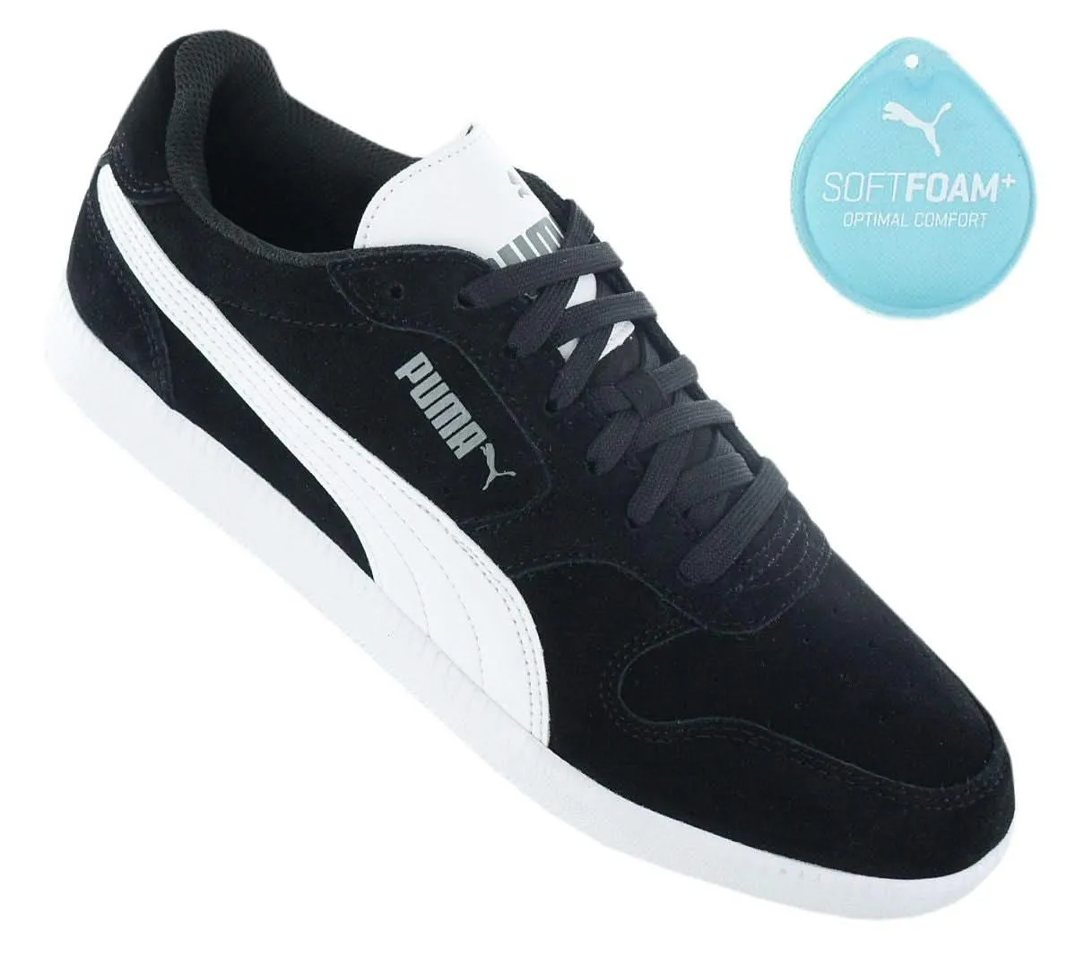 PUMA Icra Trainer SD - Herren Sneakers Schuhe Suede Schwarz 356741-16