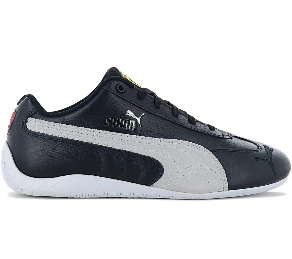 PUMA x Scuderia Ferrari - Speedcat Leather - Herren Sneakers Schuhe Leder Schwarz 307514-01